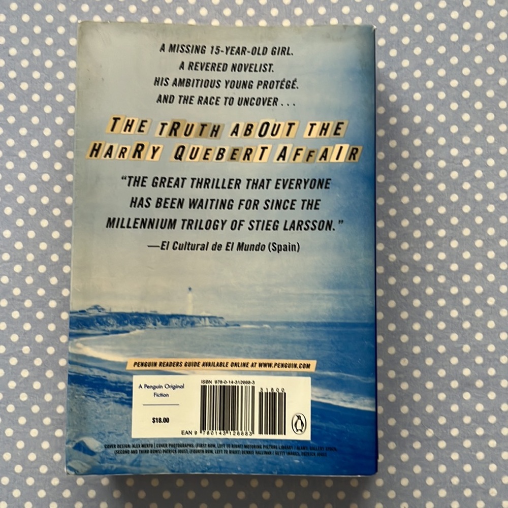 THE TRUTH ABOUT THE HARRY QUEBERT AFFAIR by Joel Dicker Book - Picture 2 of 13